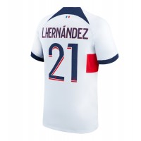Koszulka piłkarska Paris Saint-Germain Lucas Hernandez #21 Strój wyjazdowy 2023-24 tanio Krótki Rękaw